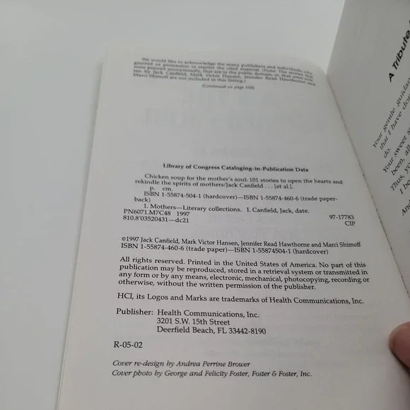 Chicken Soup for the Mother's Soul: 101 Stories to Open the Hear - Picture 6 of 10